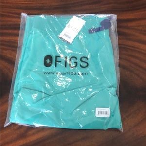 FIG Clothing Livingston Basic Scrub Pants in surgical green